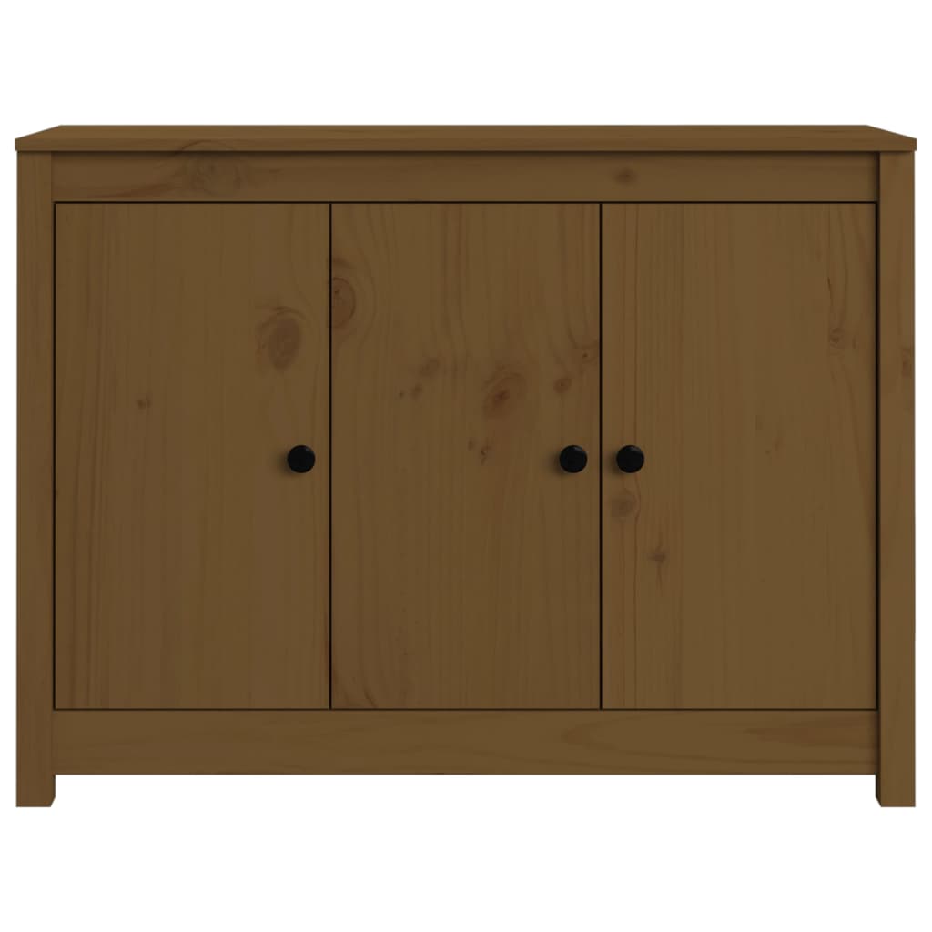 Buffet 100x35x74 cm en bois de pin massif