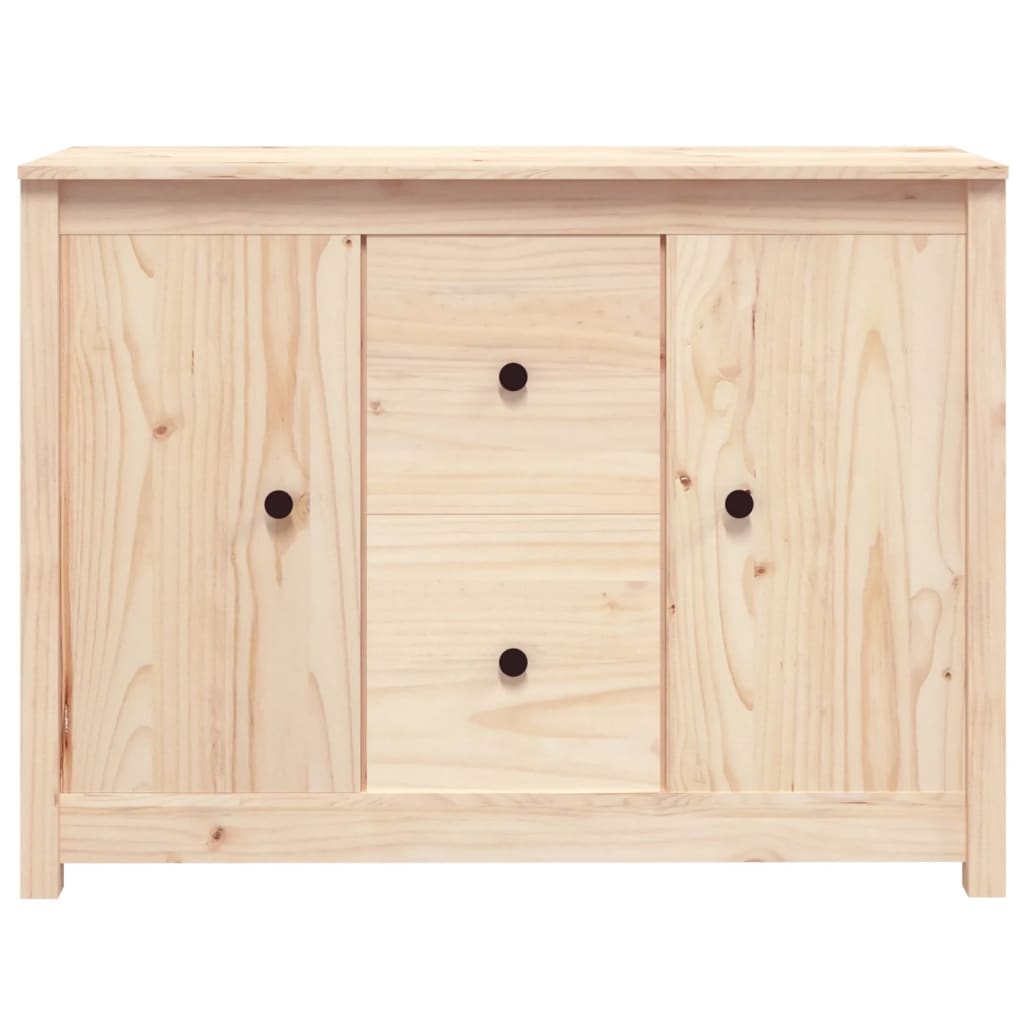 Buffet 100x35x74 cm en bois de pin massif