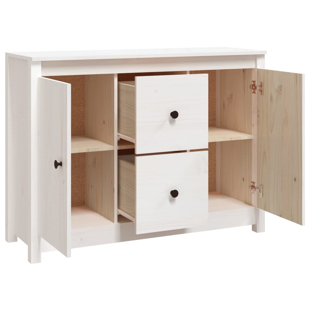 Dressoir 100x35x74 cm massief grenenhout