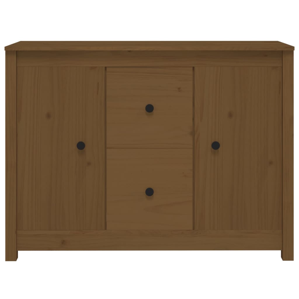 Dressoir 100x35x74 cm massief grenenhout