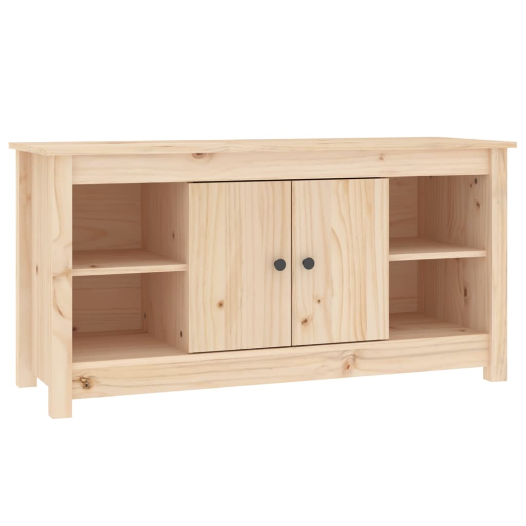 Meuble TV 103x36,5x52 cm en bois de pin massif