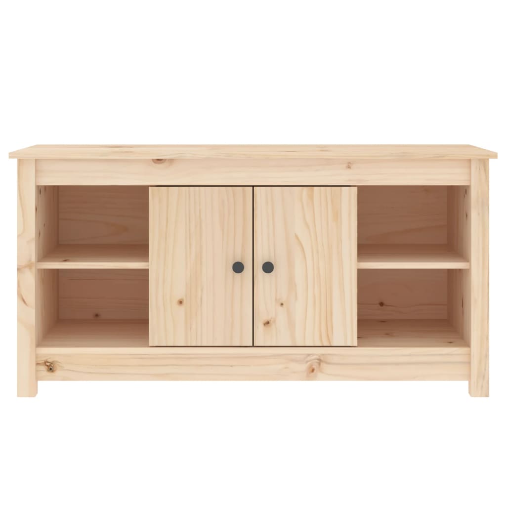 Meuble TV 103x36,5x52 cm en bois de pin massif