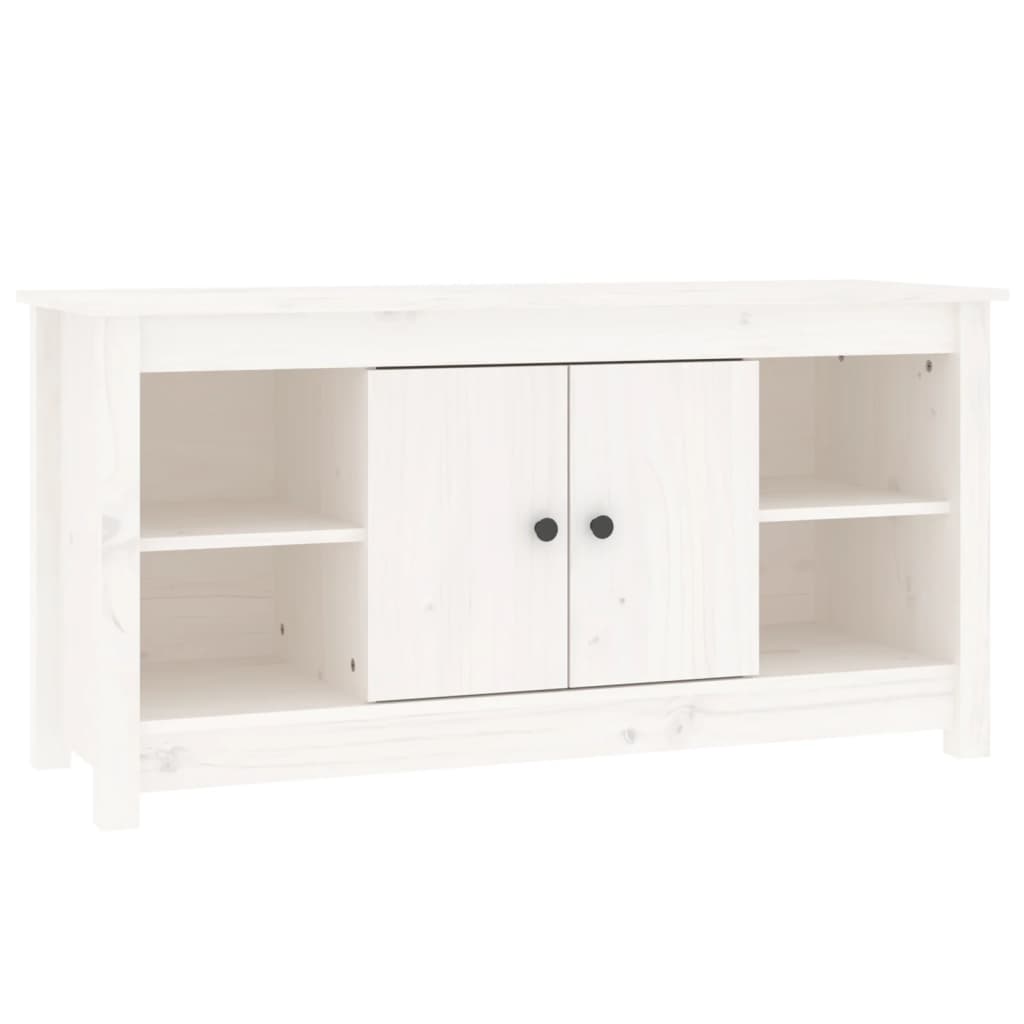 Meuble TV 103x36,5x52 cm en bois de pin massif