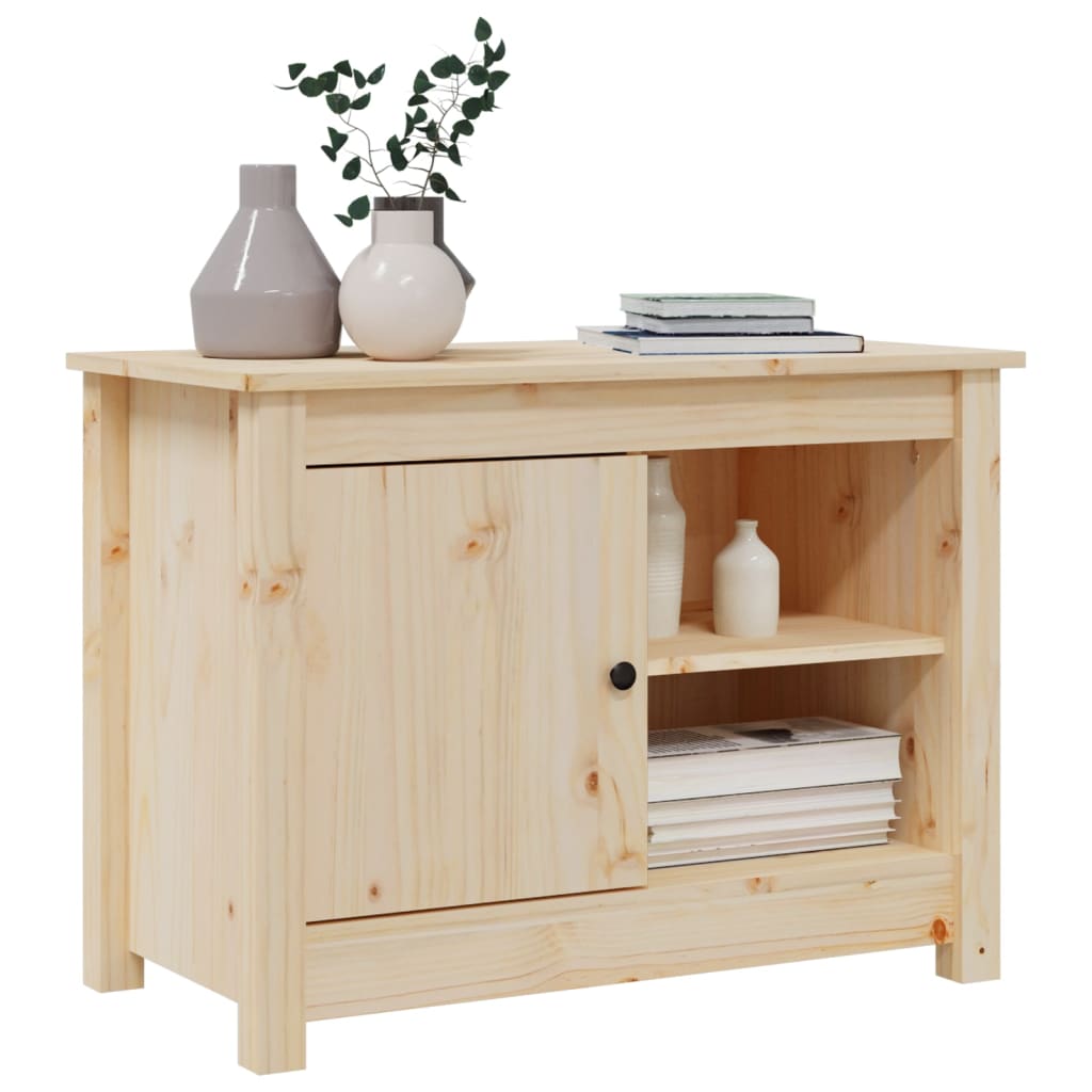 Meuble TV 70x36,5x52 cm en bois de pin massif