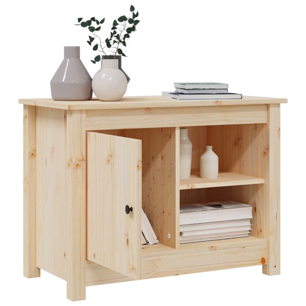 Meuble TV 70x36,5x52 cm en bois de pin massif