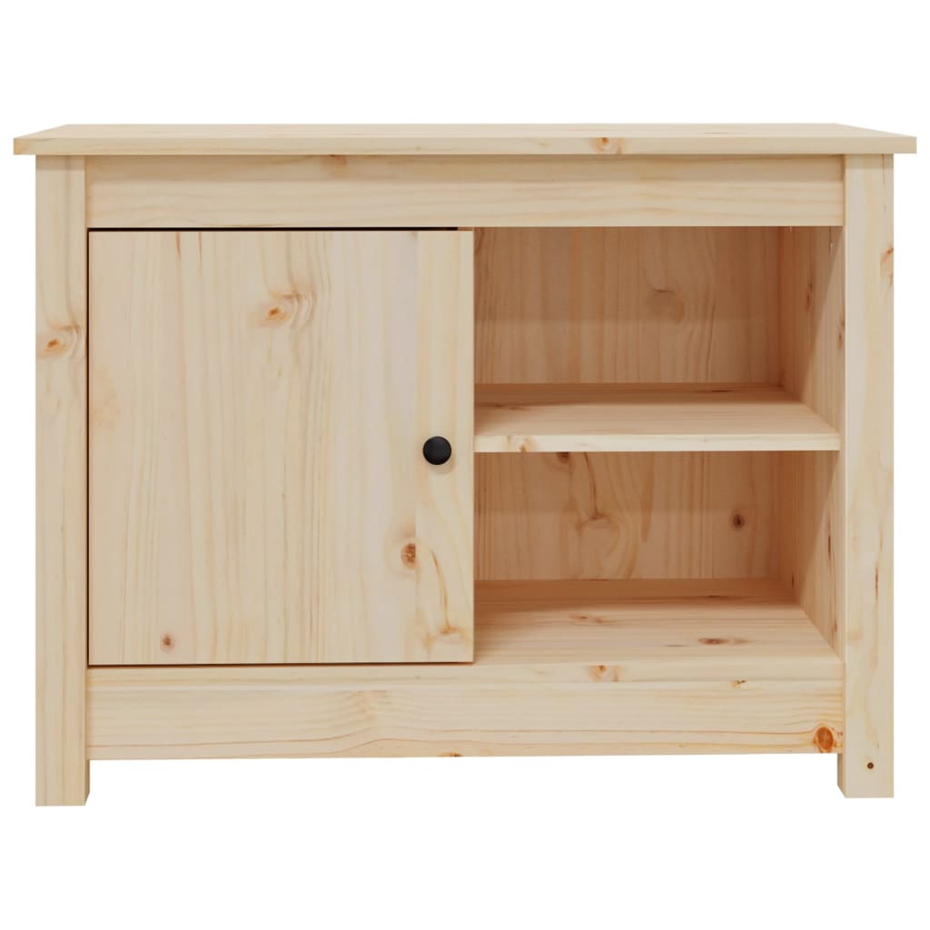 Meuble TV 70x36,5x52 cm en bois de pin massif