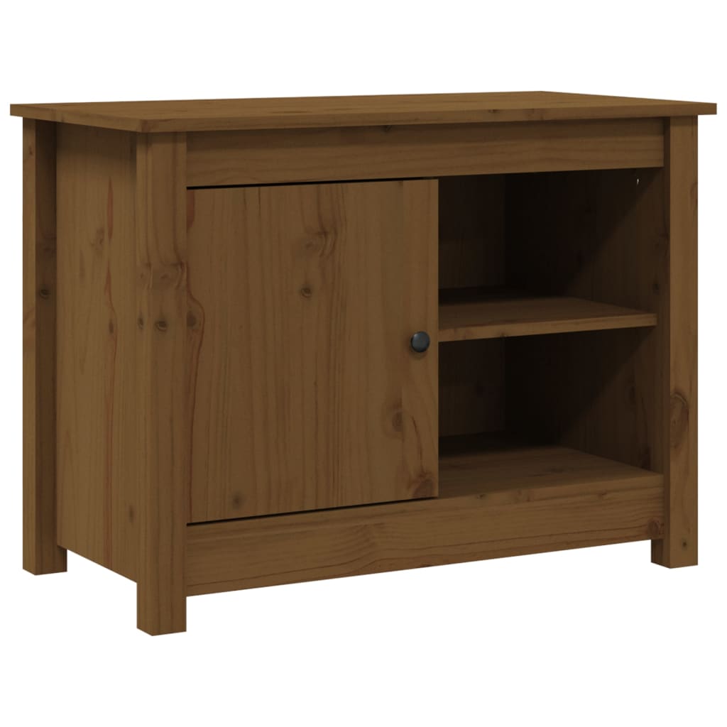 Meuble TV 70x36,5x52 cm en bois de pin massif