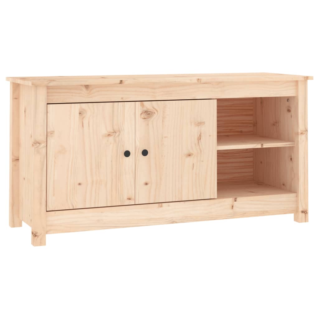 Meuble TV 103x36,5x52 cm en bois de pin massif