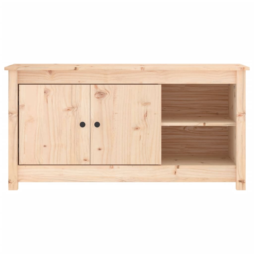 Meuble TV 103x36,5x52 cm en bois de pin massif