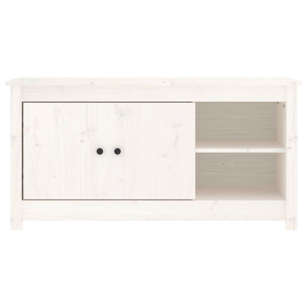 Meuble TV 103x36,5x52 cm en bois de pin massif