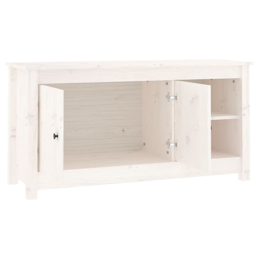 Meuble TV 103x36,5x52 cm en bois de pin massif