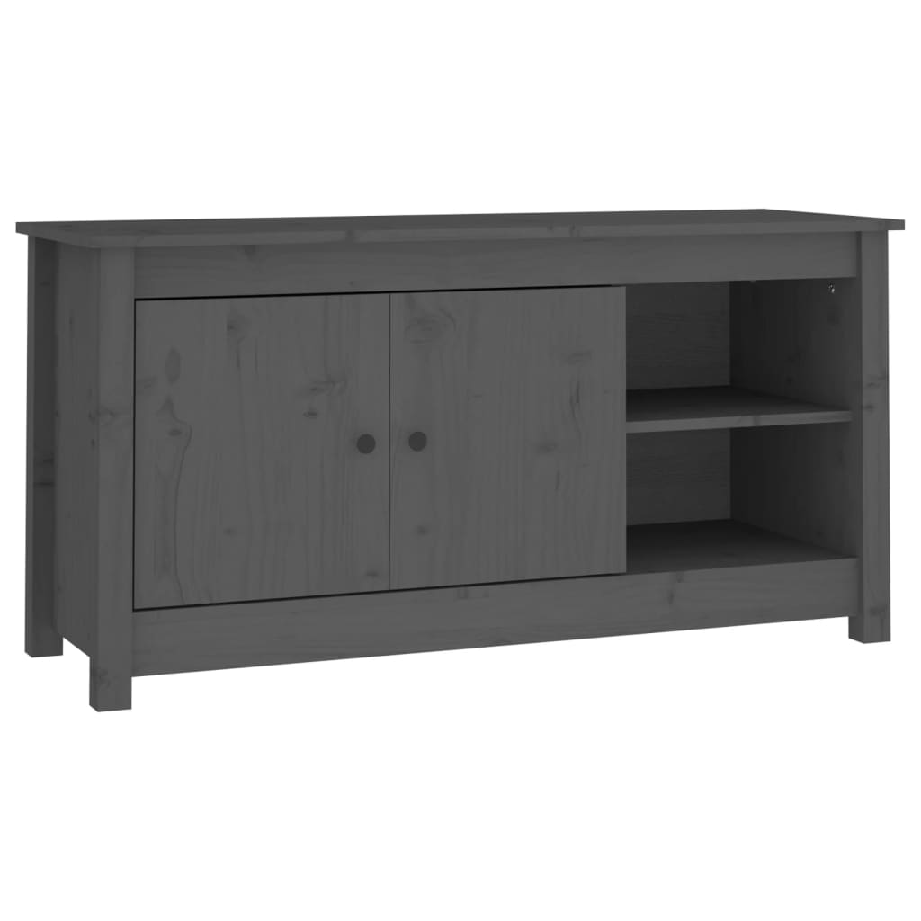 Meuble TV 103x36,5x52 cm en bois de pin massif