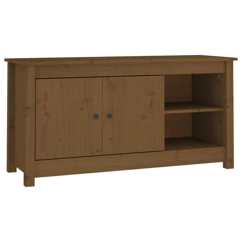 Tv-meubel 103x36,5x52 cm massief grenenhout