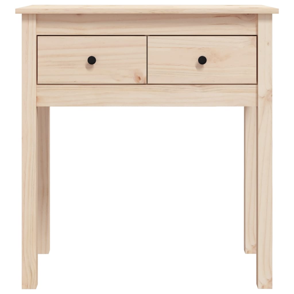 Table console 70x35x75 cm en bois de pin massif