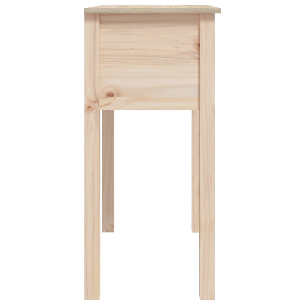 Table console 70x35x75 cm en bois de pin massif