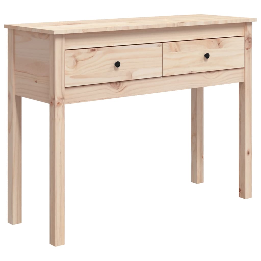 Table console 70x35x75 cm en bois de pin massif