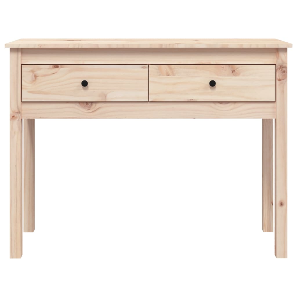 Table console 70x35x75 cm en bois de pin massif