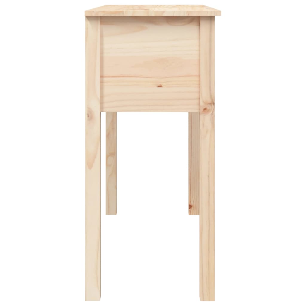 Table console 70x35x75 cm en bois de pin massif