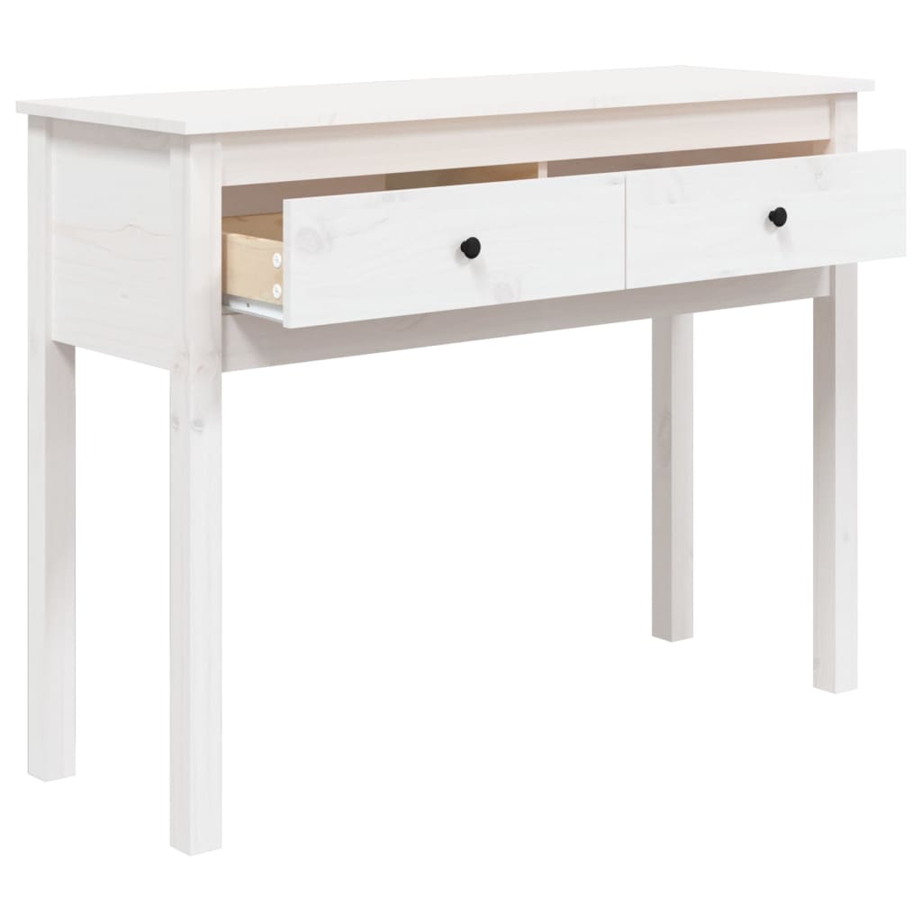 Table console 70x35x75 cm en bois de pin massif