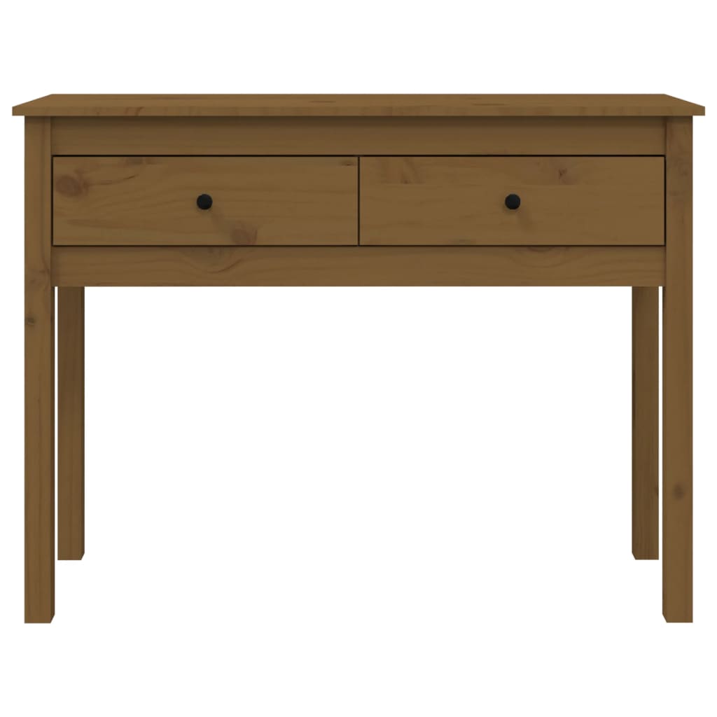 Table console 70x35x75 cm en bois de pin massif