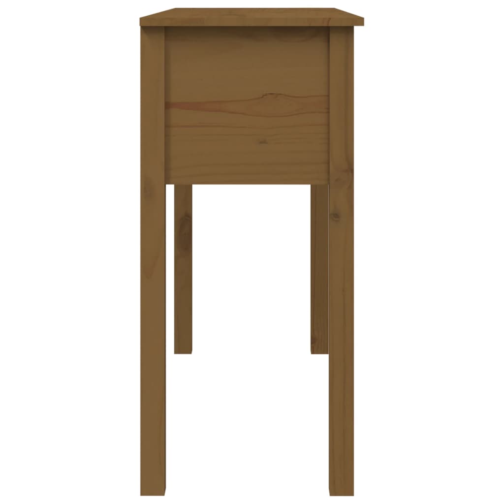 Table console 70x35x75 cm en bois de pin massif