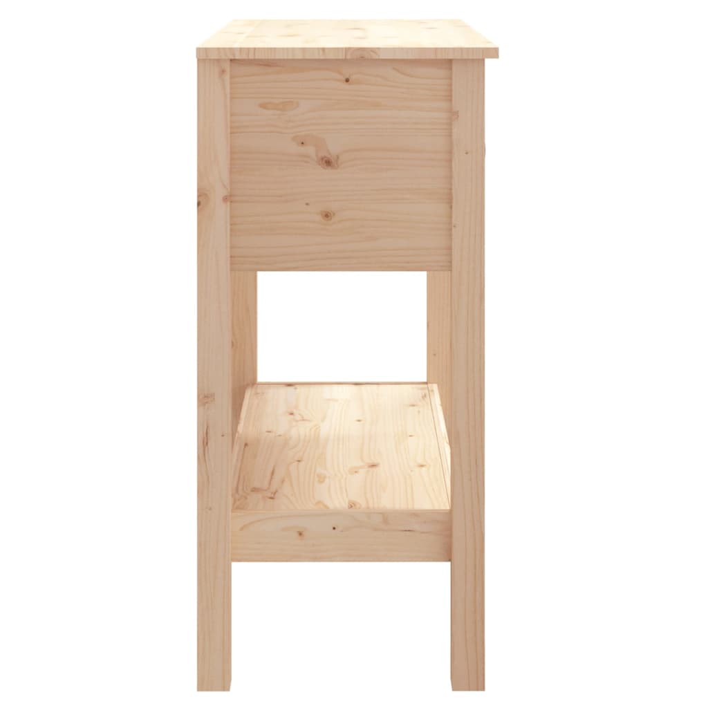 Table console 75x35x75 cm en bois de pin massif