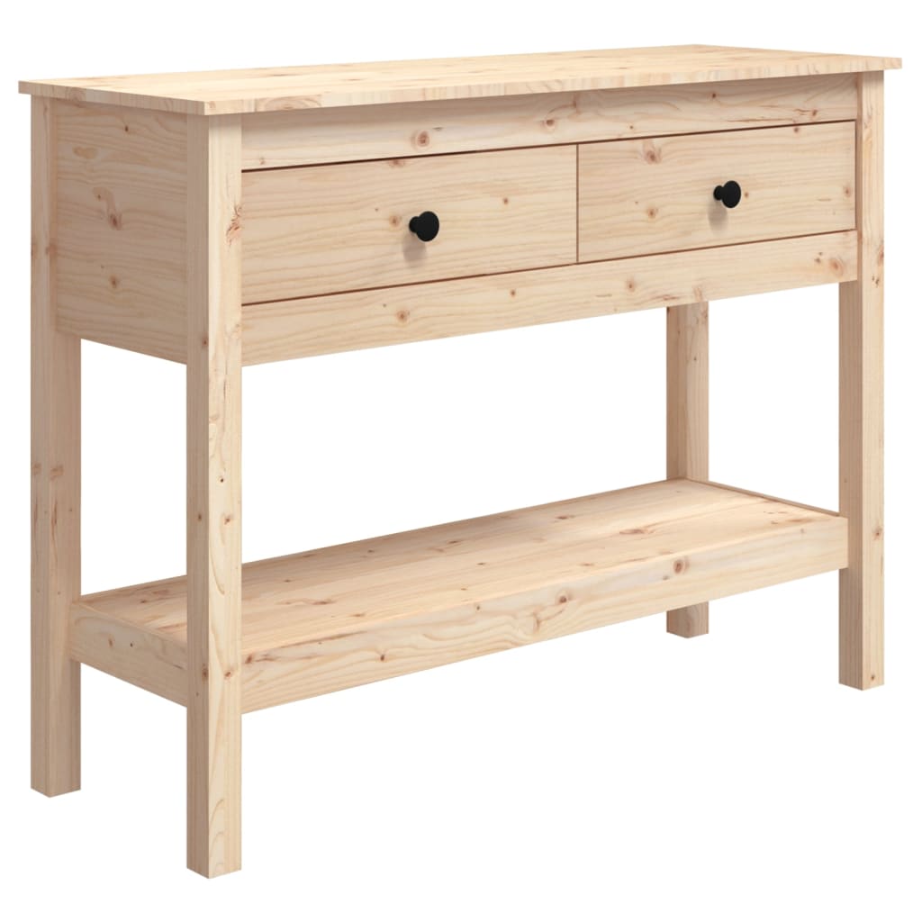 Table console 75x35x75 cm en bois de pin massif