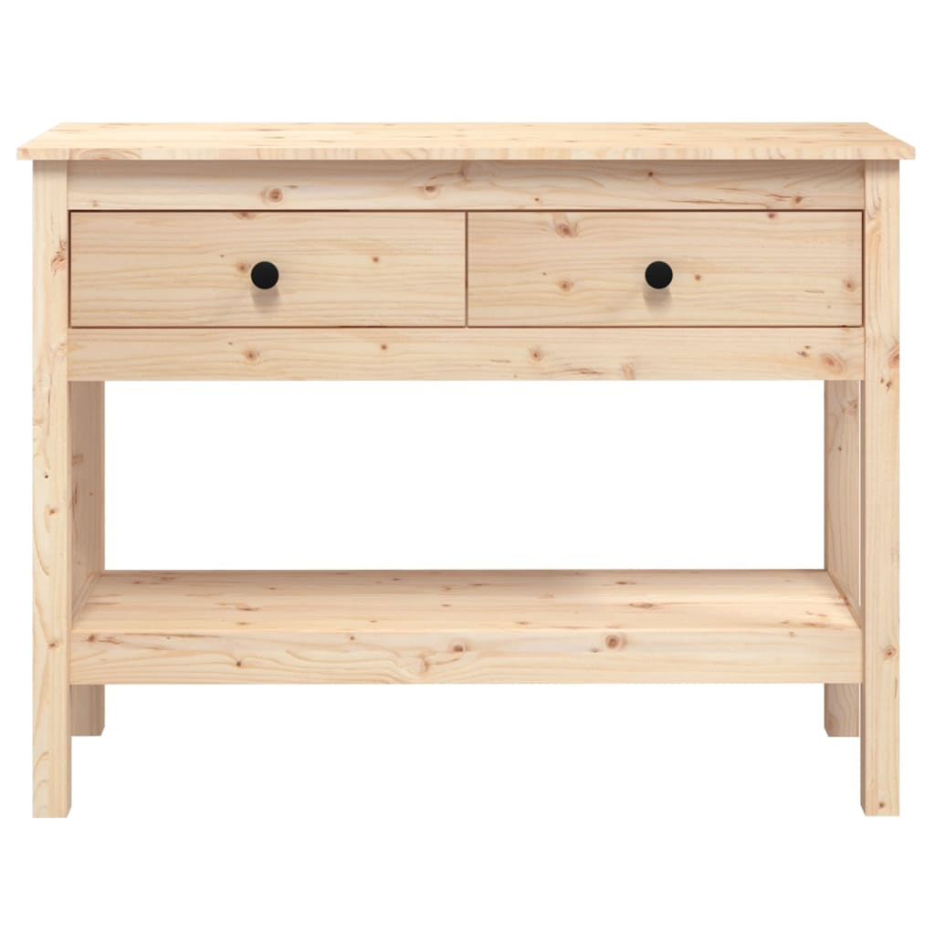 Table console 75x35x75 cm en bois de pin massif