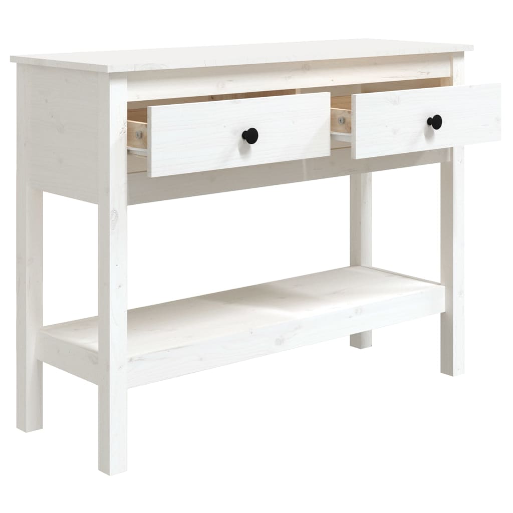 Table console 75x35x75 cm en bois de pin massif