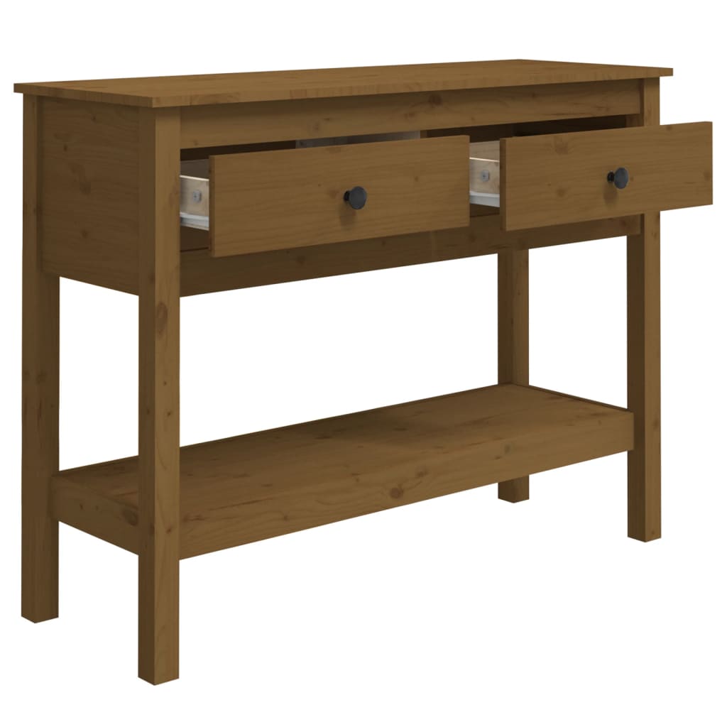 Table console 75x35x75 cm en bois de pin massif