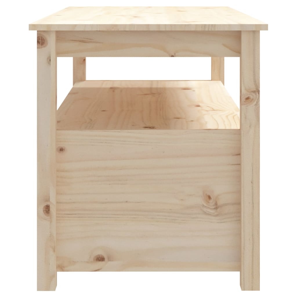 Table basse 102x49x55 cm en bois de pin massif