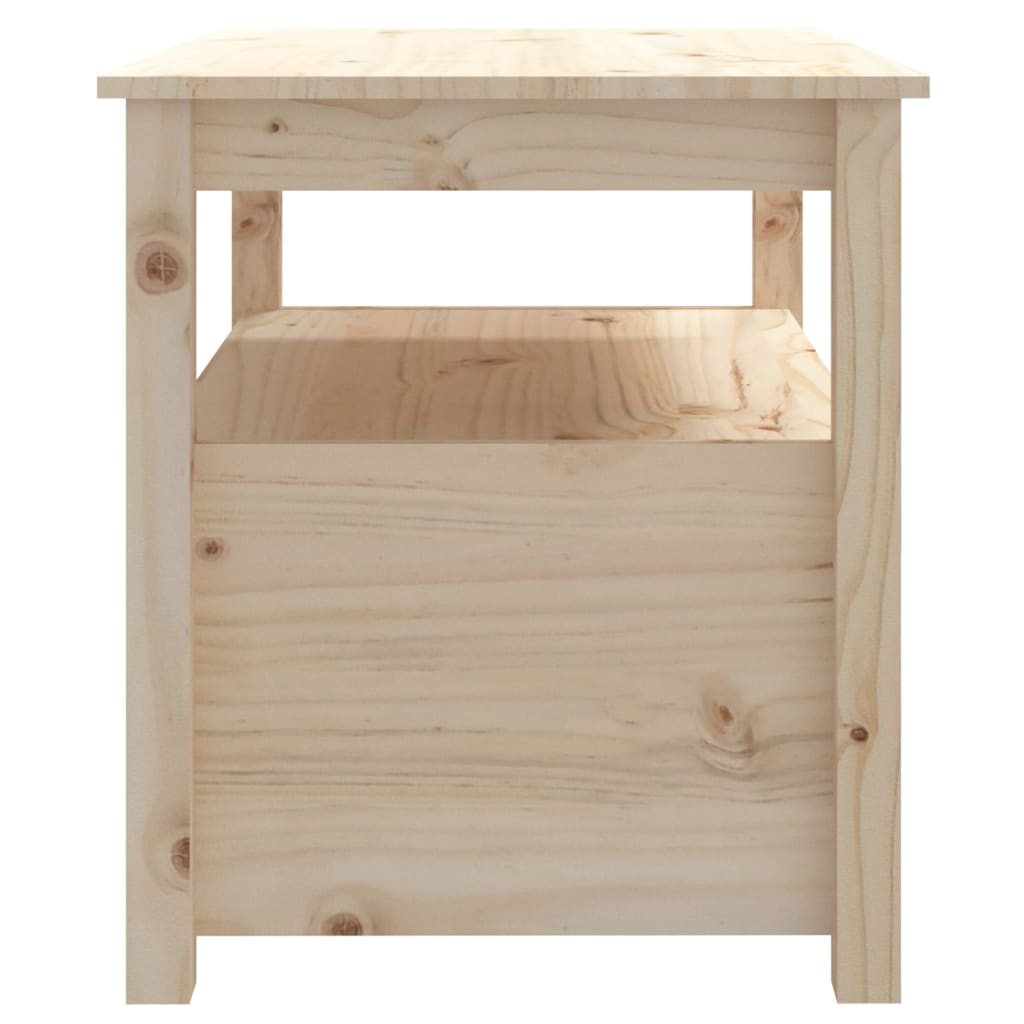 Table basse 71x49x55 cm en bois de pin massif