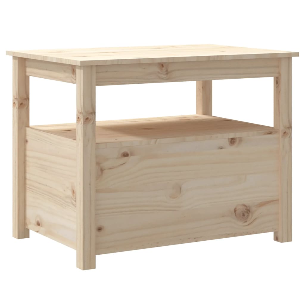 Table basse 71x49x55 cm en bois de pin massif