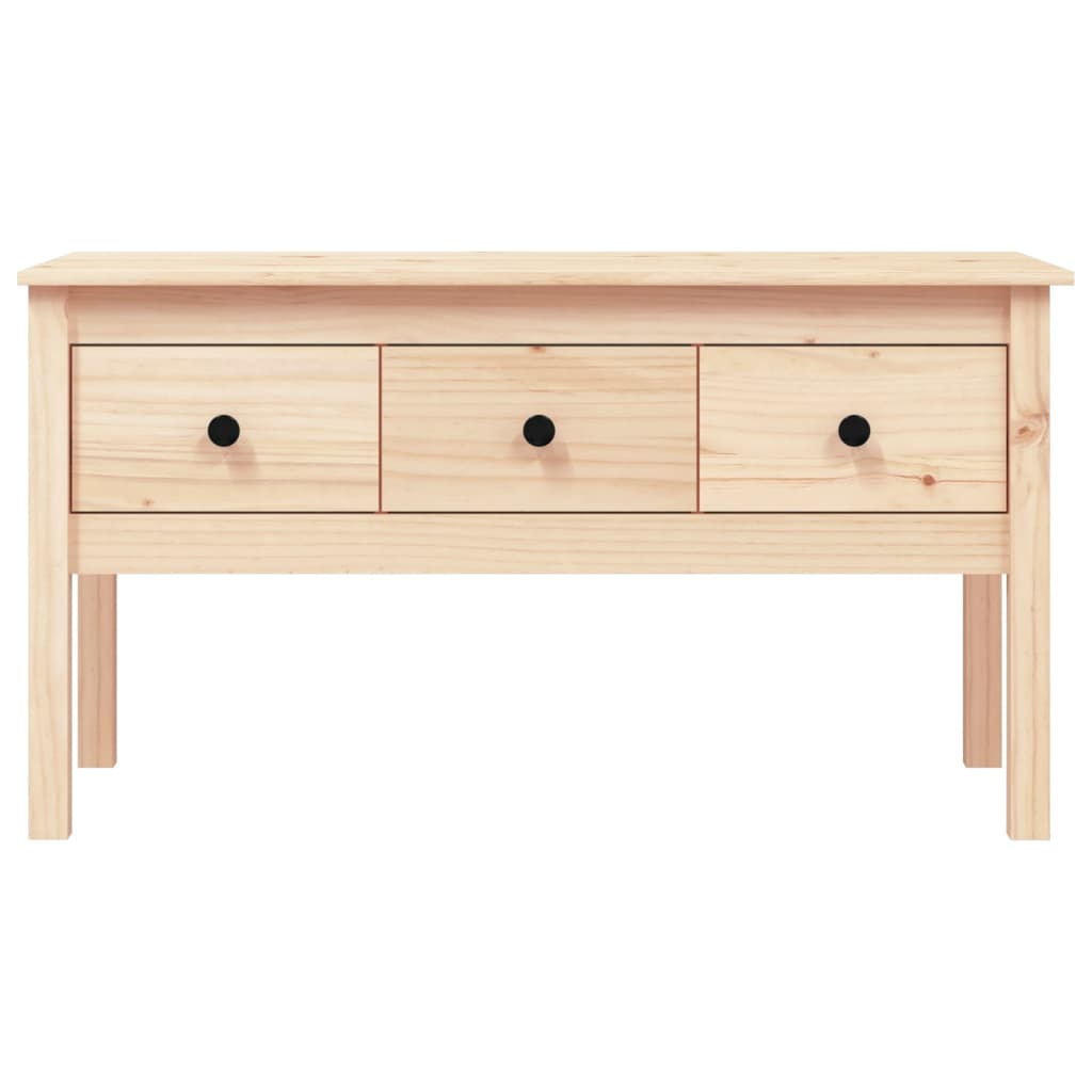 Table basse 102x49x55 cm en bois de pin massif