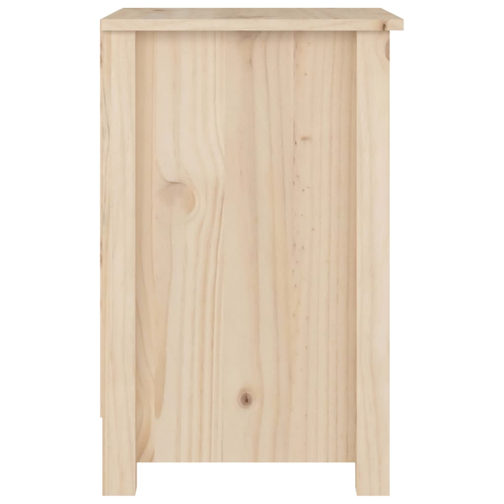 Tables de chevet 2 pcs 40x35x55 cm en bois de pin massif