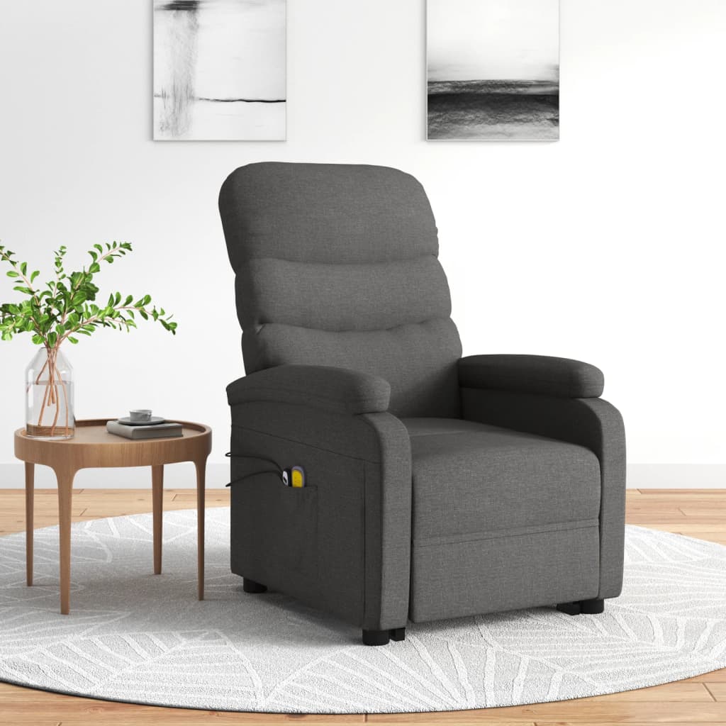 Fauteuil de massage debout, tissu couleur crème