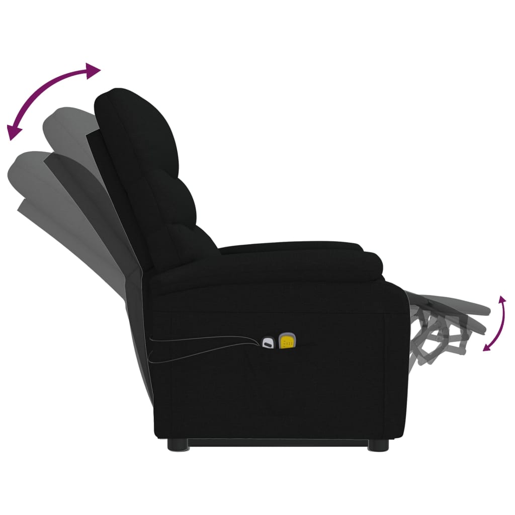 Fauteuil de massage debout, tissu couleur crème