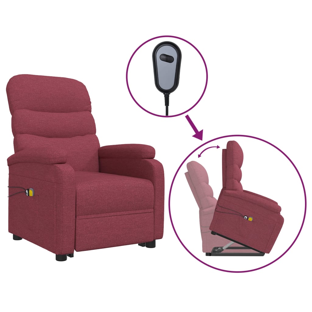 Fauteuil de massage debout, tissu couleur crème