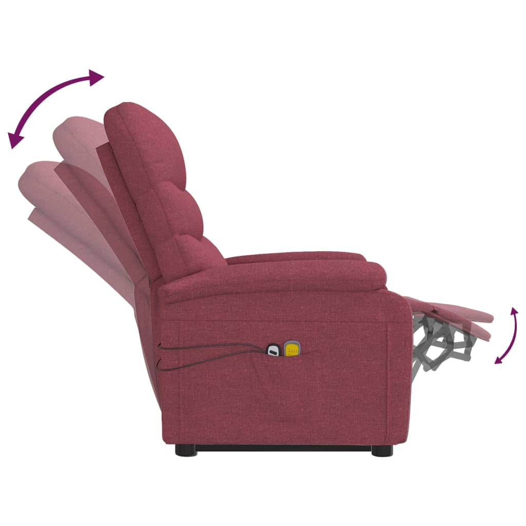 Fauteuil de massage debout, tissu couleur crème