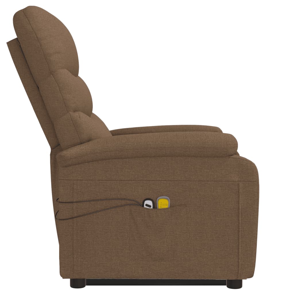 Fauteuil de massage debout, tissu couleur crème