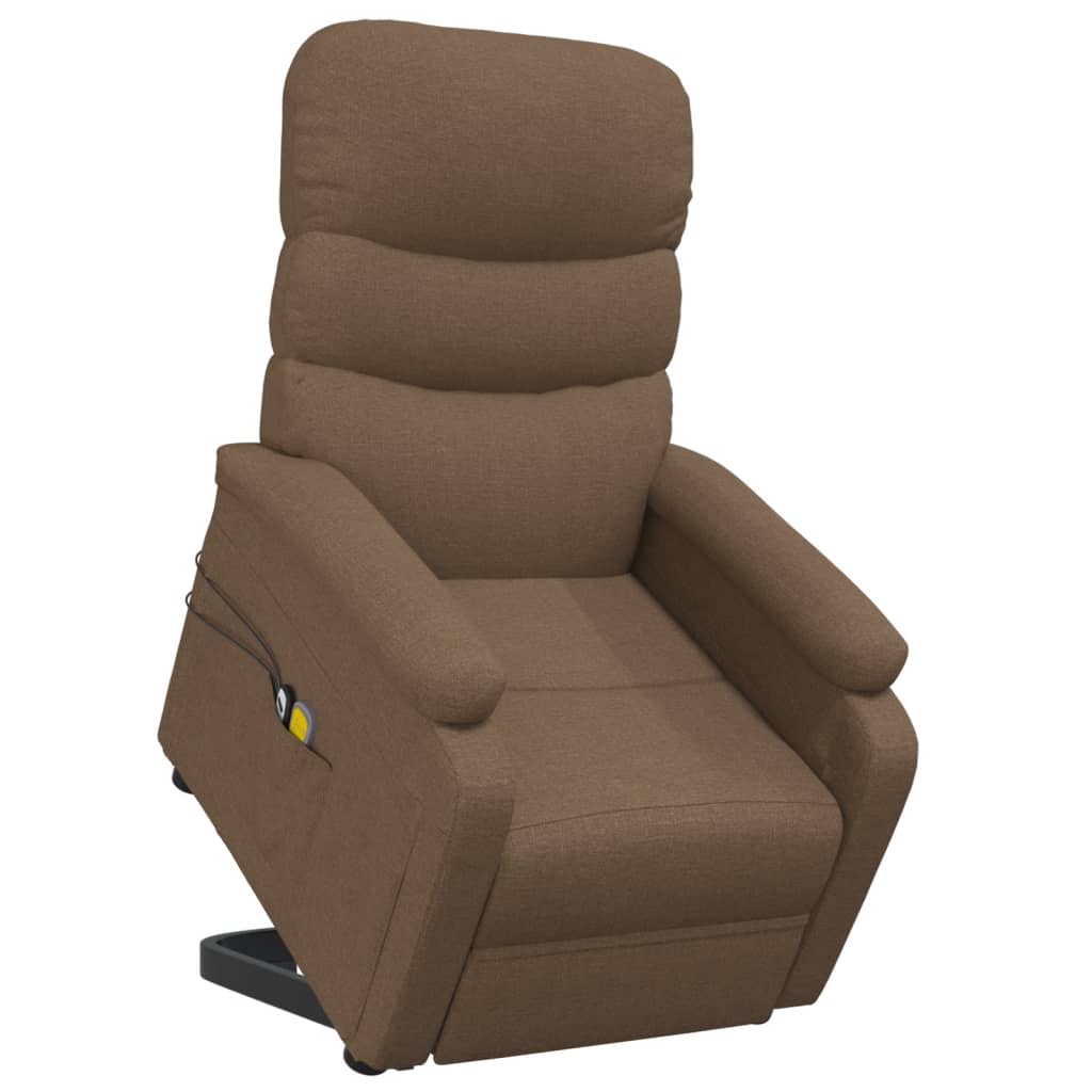 Fauteuil de massage debout, tissu couleur crème