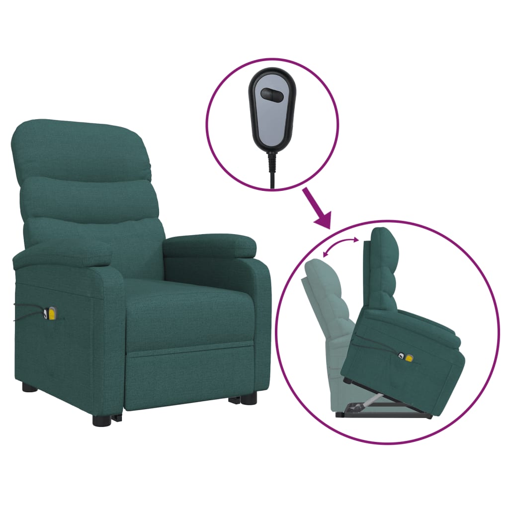 Fauteuil de massage debout, tissu couleur crème