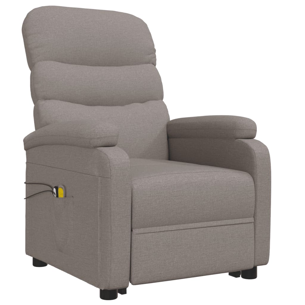 Fauteuil de massage debout, tissu couleur crème