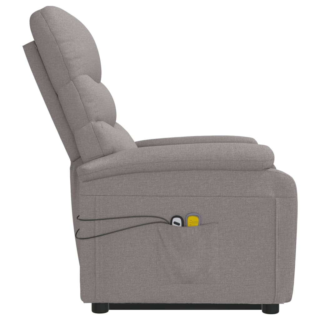 Fauteuil de massage debout, tissu couleur crème