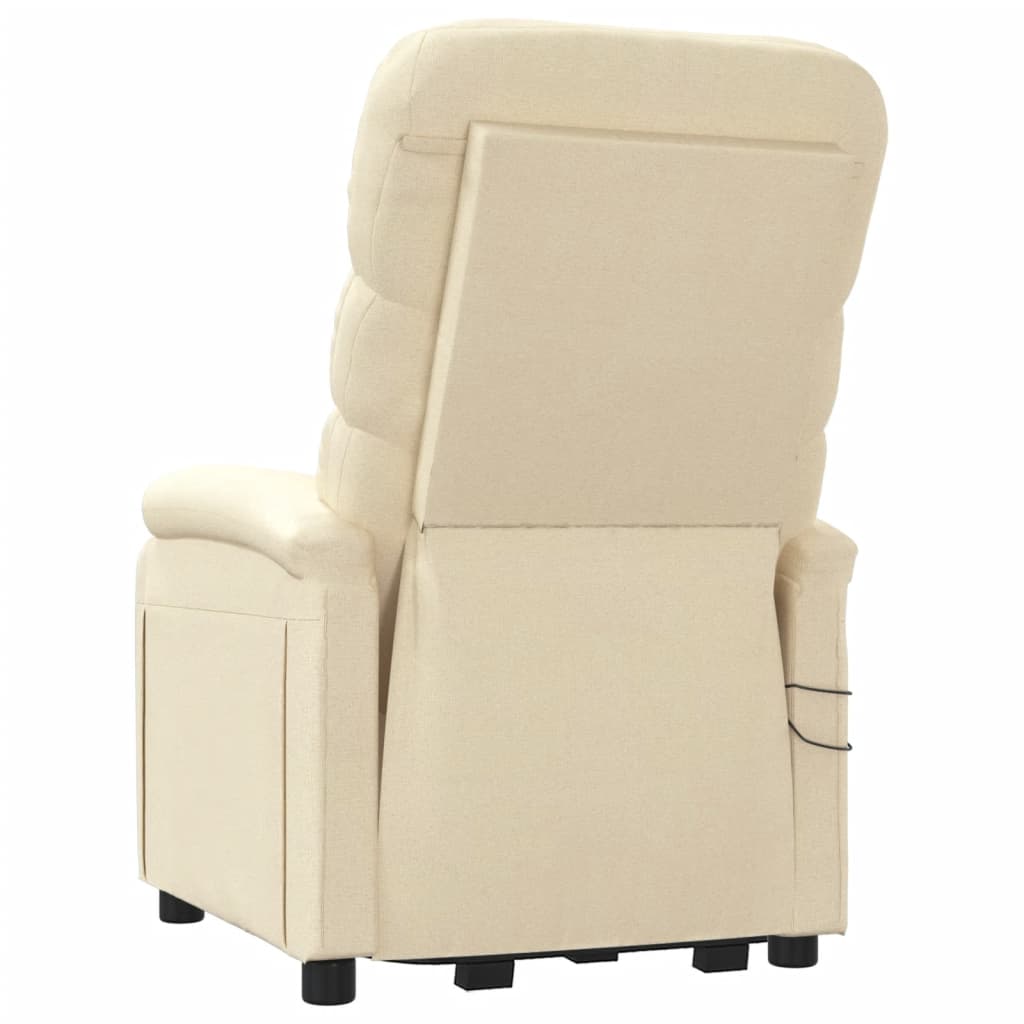 Fauteuil de massage debout, tissu couleur crème