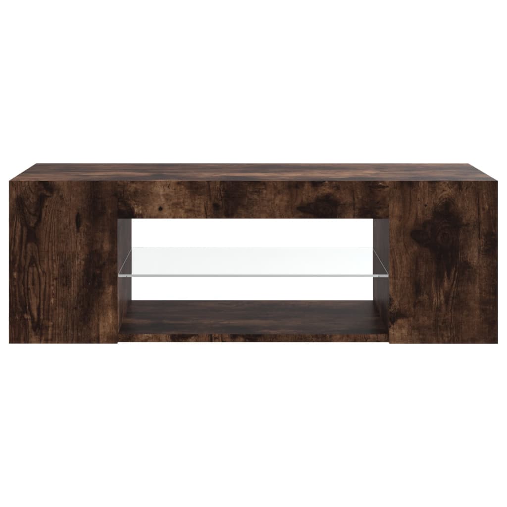 Tv-meubel met LED-verlichting 90x39x30 cm