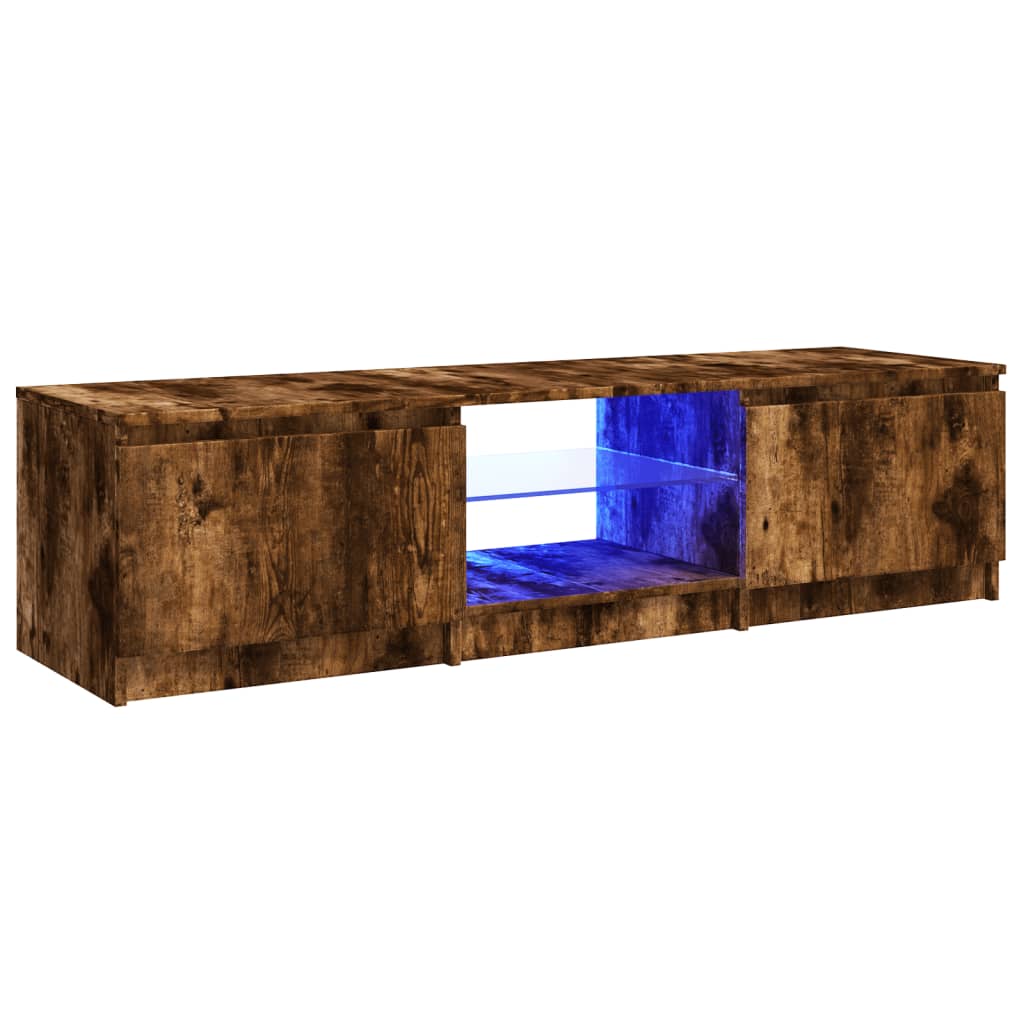 Tv-meubel met LED-verlichting 120x30x35,5 cm