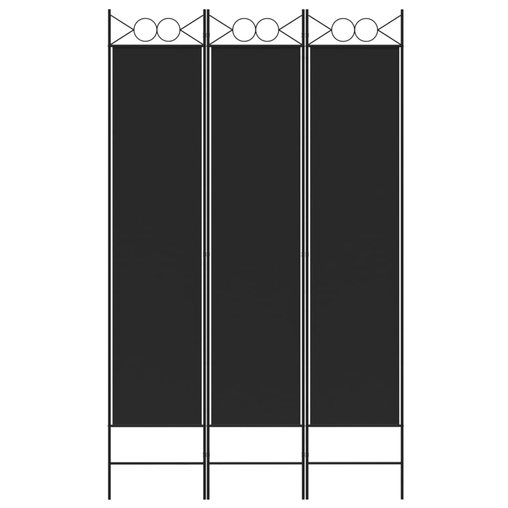 Kamerscherm met 6 panelen 240x220 cm stof antracietkleurig