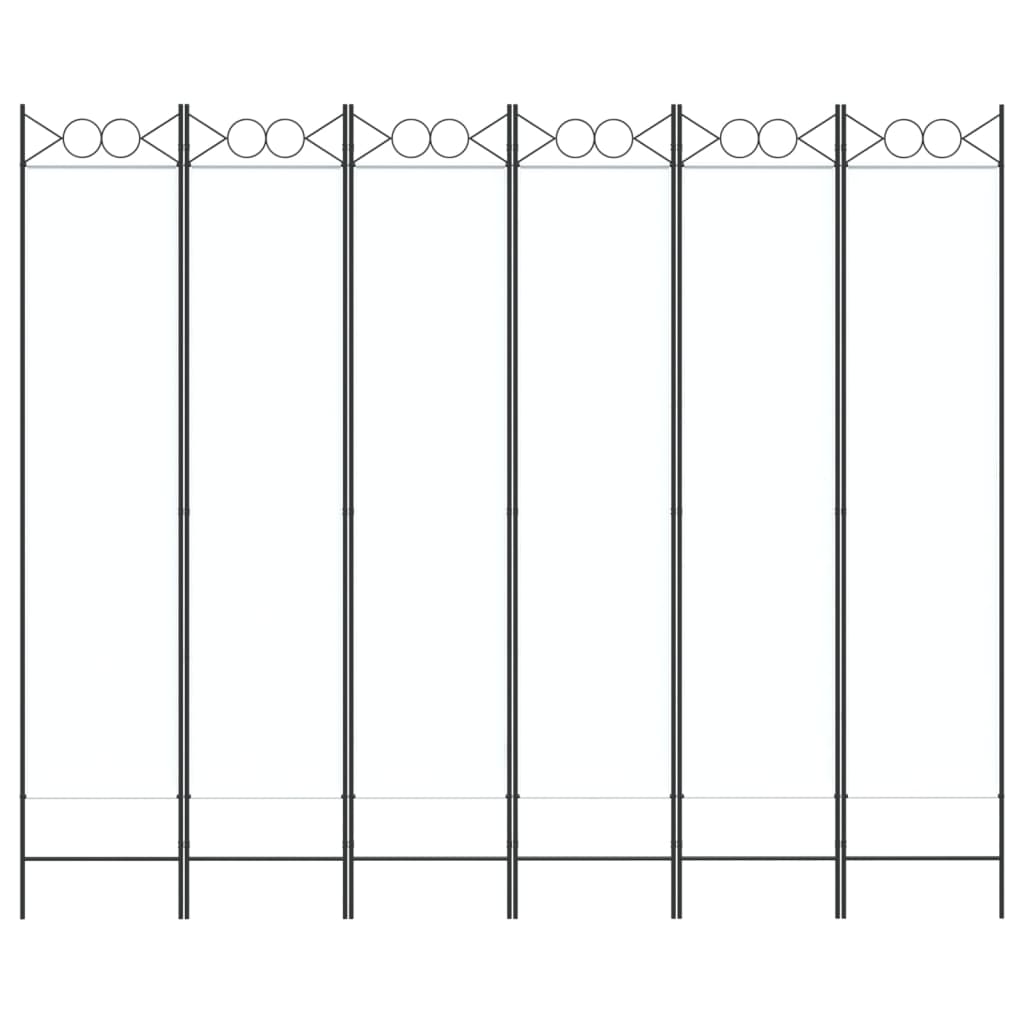 Kamerscherm met 6 panelen 240x200 cm stof