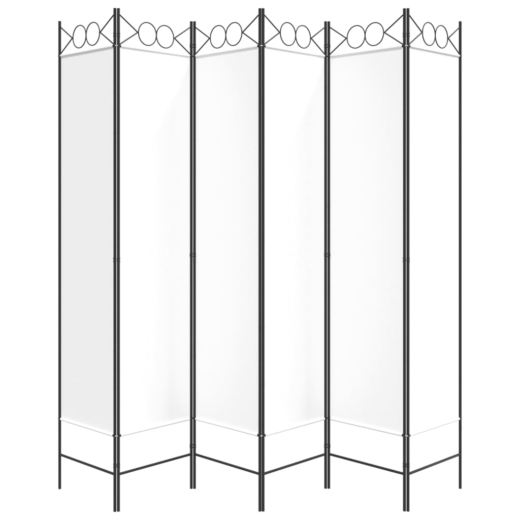 Kamerscherm met 6 panelen 240x200 cm stof